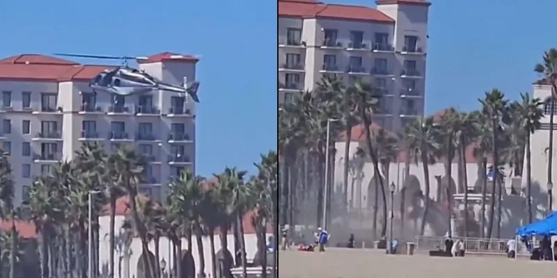 ABD'de Helikopter Kabusu! Otoparka Çakıldı: İşte İlk Detaylar