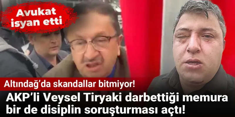 AKP'li Başkan Şokta! Memuru Darp Edip Bir de Soruşturma Açtı!