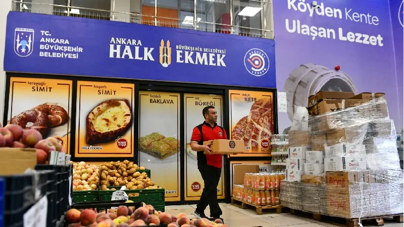 Ankara Halk Ekmek'ten yeni "Gel Al" uygulaması: Vatandaşlar kargo ücreti ödemeden ürenlere ulaşabilecek
