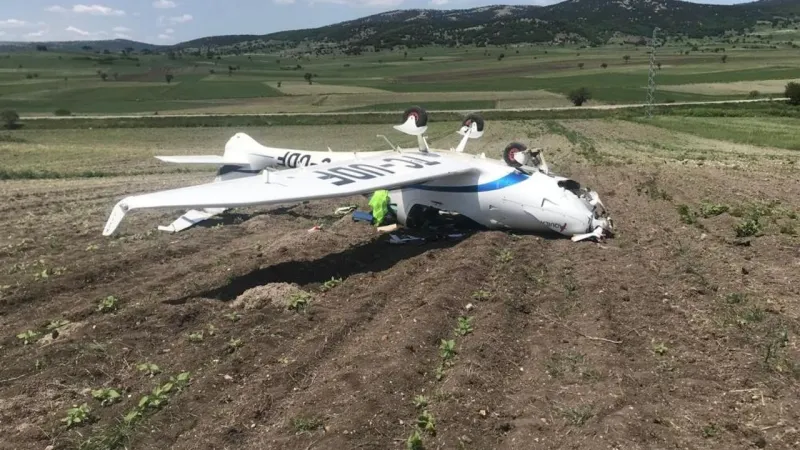 Bilecik'te Korkunç Uçak Kazası! Pilotun Akıbeti Ne?