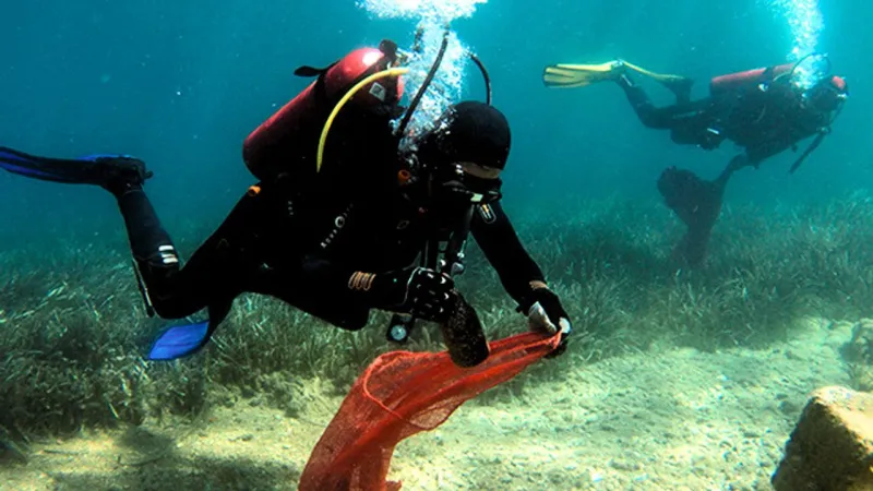 Bodrum'da Şok Eden Deniz Dibi Temizliği! Çamaşır Makinesi Bile Çıktı!