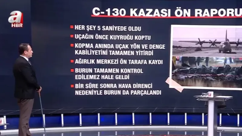 C-130 kazası ön raporu açıklandı! “Her şey 5 saniyede oldu” A Haber’de çarpıcı detay