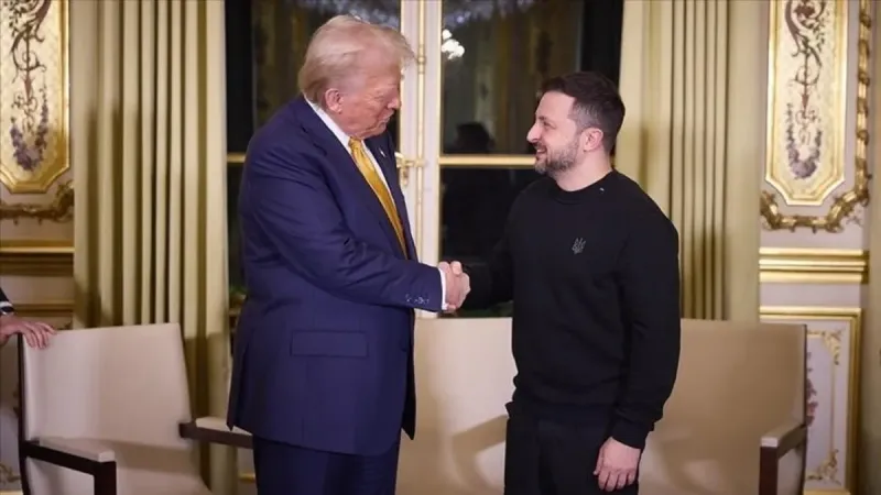 Dün Putin bugün Zelenskiy! ABD Başkanı Donald Trump Ukrayna Devlet Başkanı ile görüştü