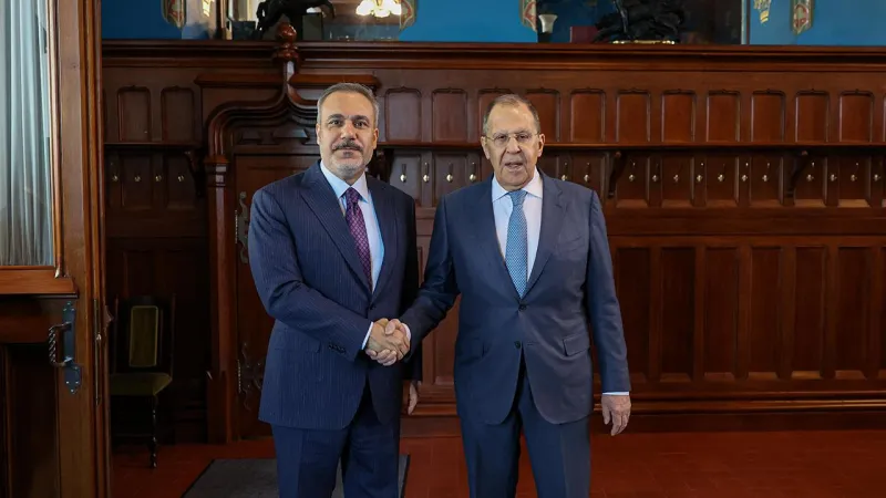 Fidan, Lavrov ile bir araya geldi