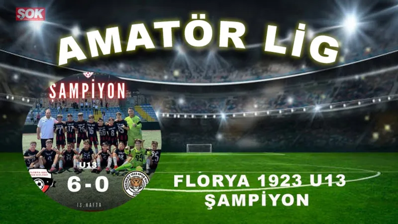 Florya 1923 U13 Şampiyon! Rakipler Titredi!
