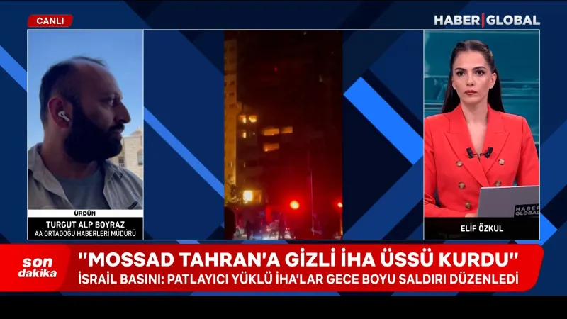 Haber Global canlı yayınında Ürdün'den siren sesleri yükseldi!