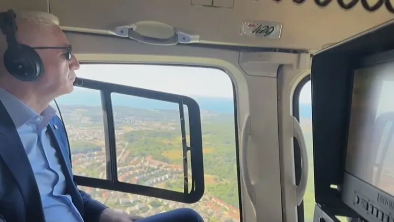 İstanbul'da Helikopterli Bayram Denetimi! Vali Gül Alarmda mı?