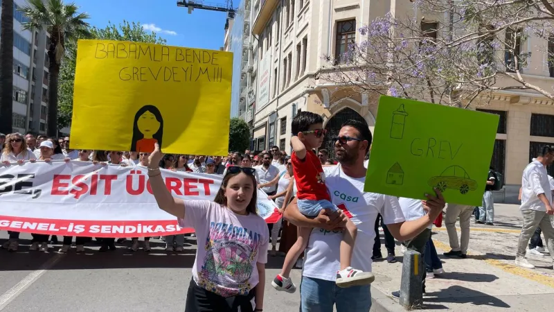 İzmir'de grev 5’inci gününde devam ediyor
