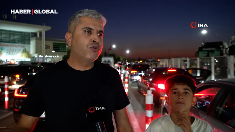 Kapıkule'de Gurbetçi Yoğunluğu! "Türkiye'ye Katkımız Büyük"