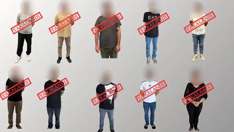 Kırmızı bültenle uluslararası ve ulusal seviyede aranan 10 suçlu Türkiye'ye getirildi