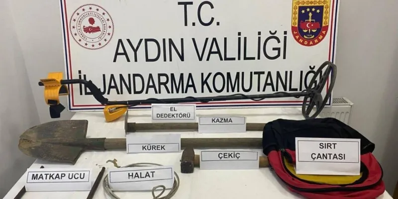 Aydın'da SİT Alanında Kaçak Kazı! 3 Kişi Gözaltına Alındı