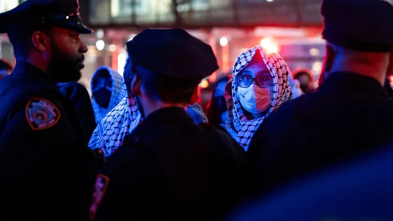 Columbia Üniversitesi'nde Filistin Protestosu! Öğrenciler Gözaltında mı?
