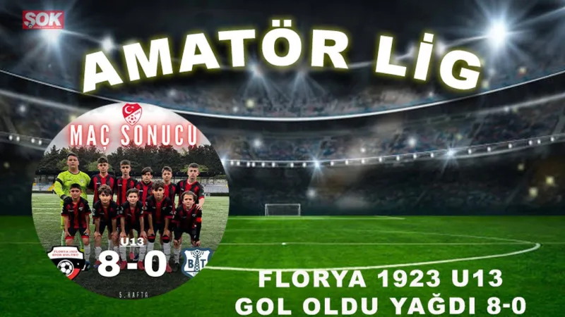 Florya U13'ten Gol Show! Rakip Fileleri 8 Kez Sarsan Zafer