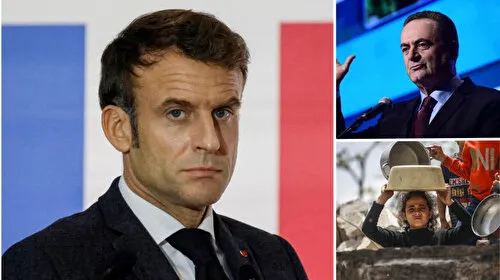 Macron'dan İsrail'e Sert Eleştiri! Tel Aviv'den Skandal Yanıt!