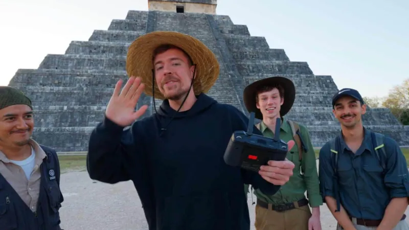MrBeast Maya Tapınaklarında Reklam Çekti! Meksika'dan Şok Tazminat Talebi!