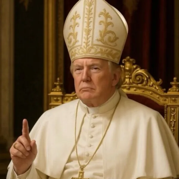 Trump'tan Şok Açıklama: Papa Görseliyle İlgim Yok!
