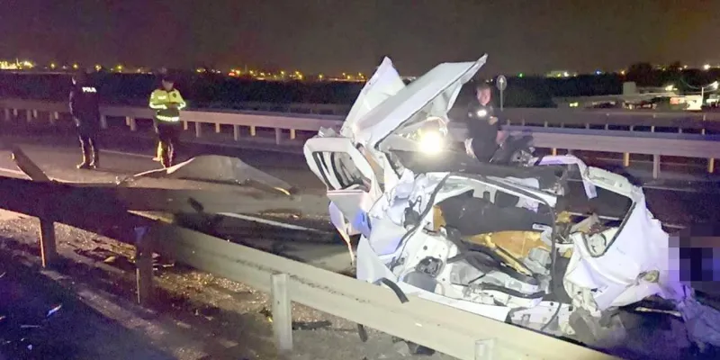 Feci Kaza! Otomobil Bariyere Çarptı: Tekirdağ'da Ölüm