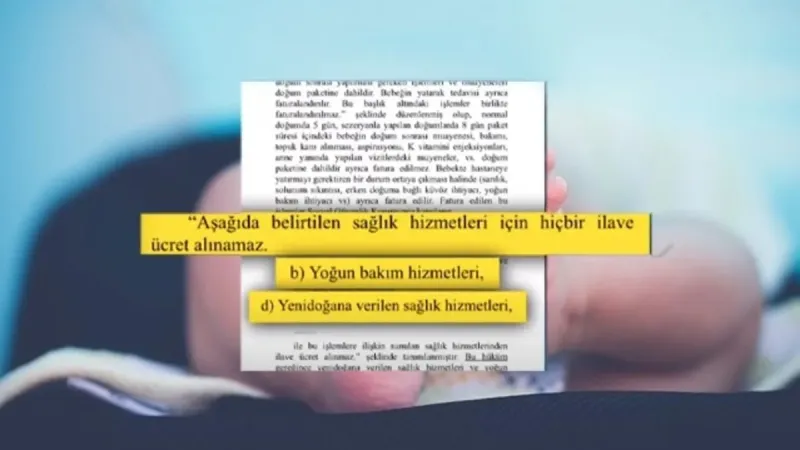 Özel hastanelerin "yenidoğan" oyunu! İlk 28 gün ücretsiz testlerden para istediler