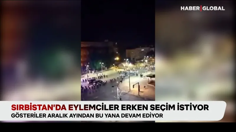 Sırbistan Karıştı! Belgrad'da Ortalık Savaş Alanına Döndü