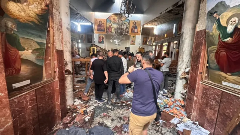 Suriye'de bir kilisede patlama: Çok sayıda ölü ve yaralı var
