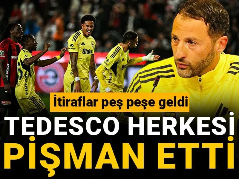 Tedesco pişman etti: İtiraflar peş peşe geldi
