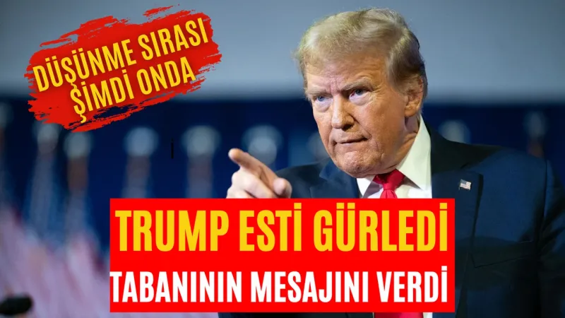 Trump, Tabanım Nefret Etmeye Başlıyor Diyerek Tepki Gösterdi