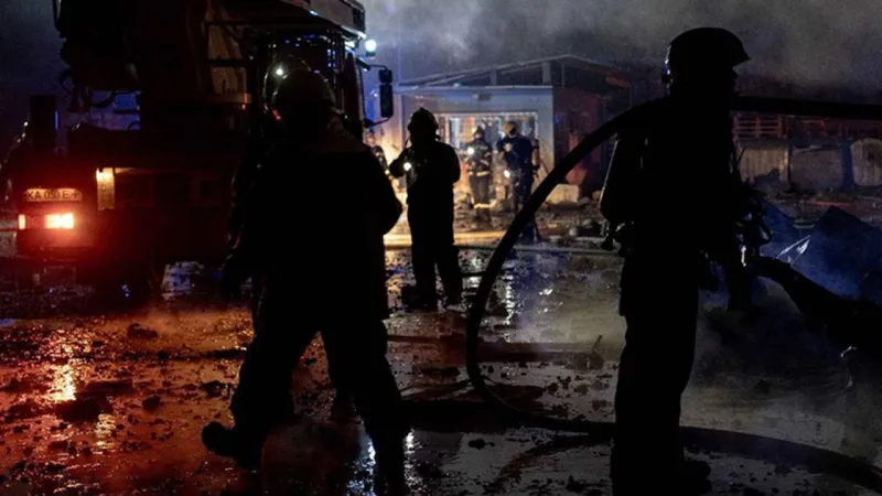 Ukrayna: Kiev'e düzenlenen hava saldırısında 3 kişi öldü, 29 kişi yaralandı